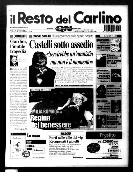 Il Resto del Carlino : giornale dell'Emilia